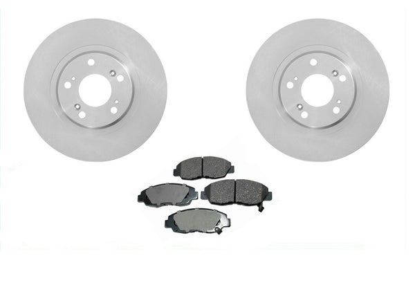 New Set Of Front Brake Pads & Rotors Fits 12-15 EX LX DX ONLY!! with rear drum