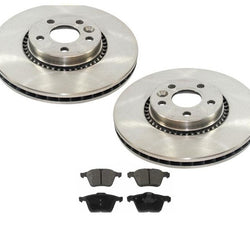 11-17 S60 09-17 XC70 316MM Delantero (2) Rotores de freno y pastillas de cerámica Llame al cliente