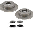Fits for 10-14 Azera (2) REAR Brake Rotors & Ceramic Pads 31424 CD1313