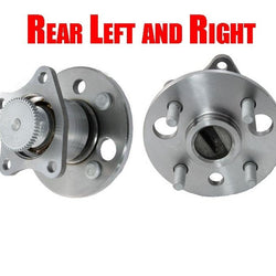 Rear Wheel Bearing Hub Assembly (2) 512184 Fits 93-02 Corolla With 4 ABS Braking