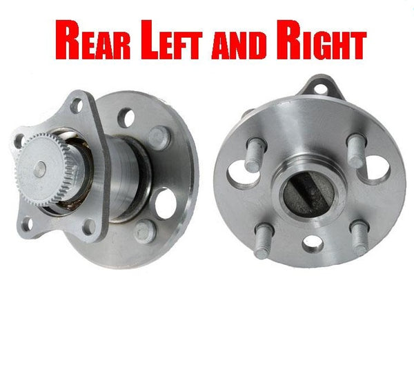 Rear Wheel Bearing Hub Assembly (2) 512184 Fits 93-02 Corolla With 4 ABS Braking