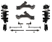 Complete Coil Spring Struts Sway Bar Control Arms Tie Rods 09-13 Traverse 10Pc