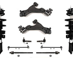 Resortes helicoidales completos, barra estabilizadora, brazos de control, varillas de amarre 09-13 Traverse, 10 piezas