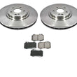 Fits 99-02 SL500 00-02 SL600 Front Base Style Brake Rotors & Pads MD847