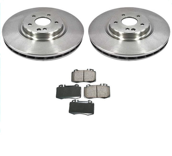 Fits 99-02 SL500 00-02 SL600 Front Base Style Brake Rotors & Pads MD847