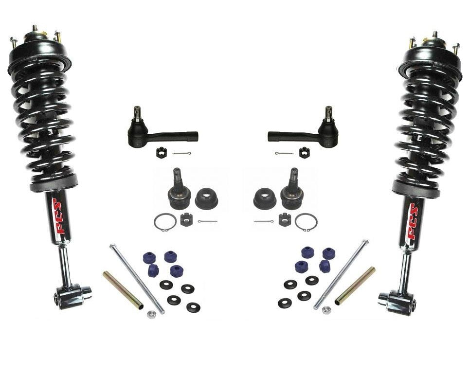 02-03 Explorer Mountaineer (2) Ft Quick Spring Strut and Mount Sway Bar 8Pc