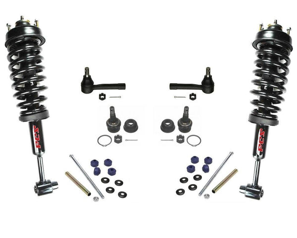 02-03 Explorer Mountaineer (2) Ft Quick Spring Strut and Mount Sway Bar 8Pc