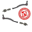 Front (4) Pc Tie Rods Inner & Outer for 04-09 Cad SRX 4pc