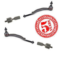 Front (4) Pc Tie Rods Inner & Outer for 04-09 Cad SRX 4pc