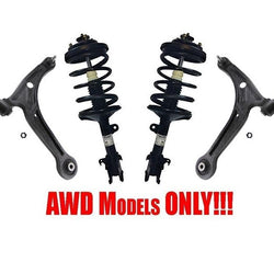 Puntales delanteros completos con resorte helicoidal y brazos de control para Acura MDX 2001-2002