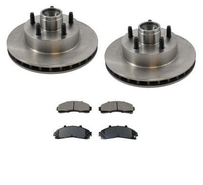Disc Brake Rotor Disc Brake Pads 95-97 Ranger Rear Wheel Drive  4 W ABS Brakes
