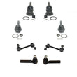 (4) Ball Joints Outer Tie Rods & Links For Toyota Tacoma 4x4 & Pre Runner 05-13