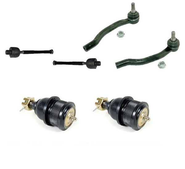 Inner Outer Tie Rod Ends Lower Ball Joints For 01-06 Acura MDX 03-08 Honda Pilot
