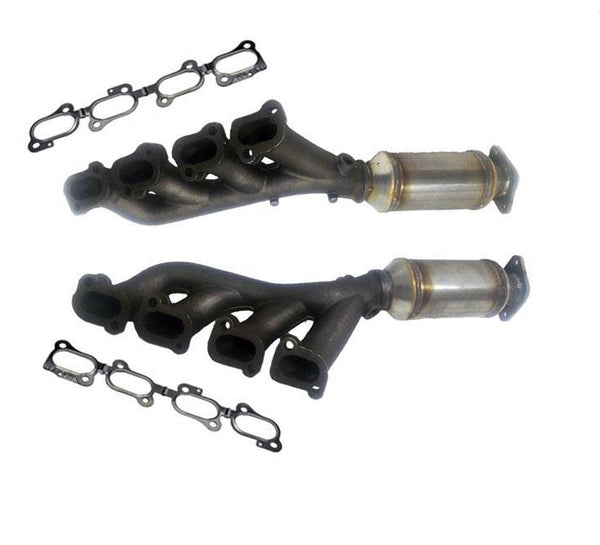 Fits 04-09 Cadillac SRX 4.6L Left & Right Manifold Catalytic Converter