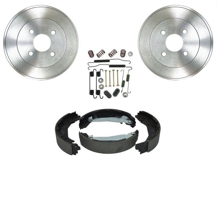Rear Drums Brake Shoes Springs Kit for Chevrolet Cobalt 2.2L 09-10 4 Bolt ONLY