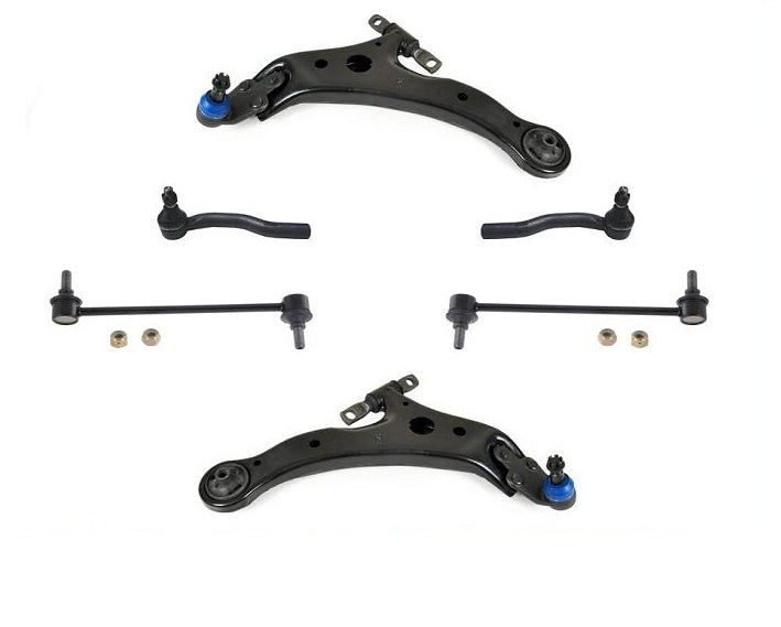 For 2007-2009 Lexus ES350 Lower Control Arms W/ Bushings Ball Joint Tie Rods