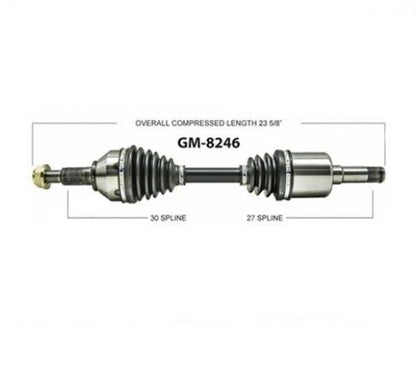 CV Axle Shaft- GM-8246 08-10 Cobalt With MU3 Manual Trans Only