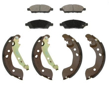Fits for 12-15 Versa 1.6L 15-16 Versa Note 1.6L Frt Pads Rear Brake Shoes