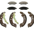 Fits for 12-15 Versa 1.6L 15-16 Versa Note 1.6L Frt Pads Rear Brake Shoes