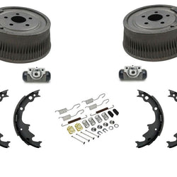 86-95 Modelo base de caravana Llantas de 14 pulgadas Perno de 100 mm (2) 8954 Zapatas de tambor trasero 6 piezas 