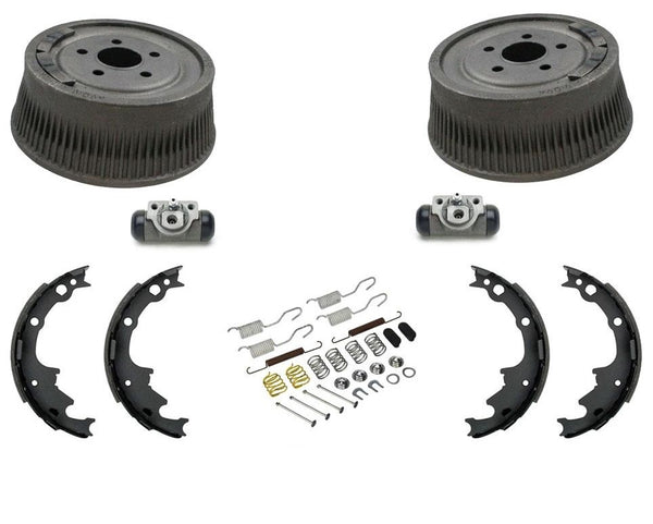 86-95 Caravan Base Model 14 Inch Rims 100MM Bolt (2) 8954 Rear Drums Shoes 6Pc