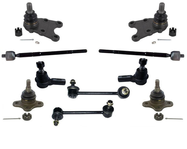 For 98-02 Passport Upp & Low Ball Joints Tie Rods Sway Bar Links 10Pc KIT
