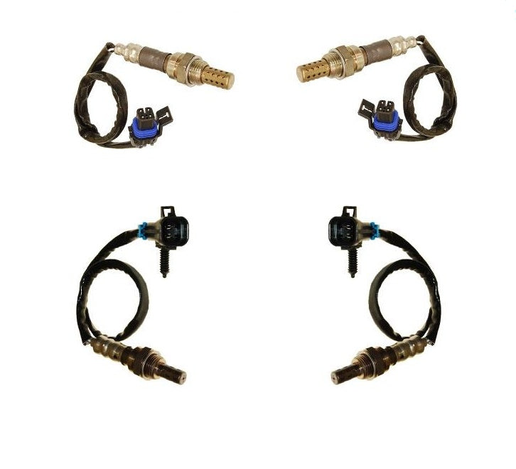 Front & Rear O2 Oxygen Sensor Direct Fit For 2007 Tahoe 5.3L Vin O & J (4)