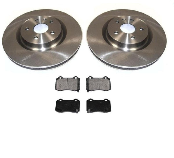 Fits 10-14 Camaro V8 6.2L Rear Brake Rotors & Ceramic Brake Pads 55163 CD1053