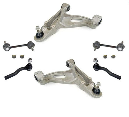 2 brazos de control bajo, rótulas, varillas de amarre, barra estabilizadora, 6 piezas para Cadillac CTS 03-07