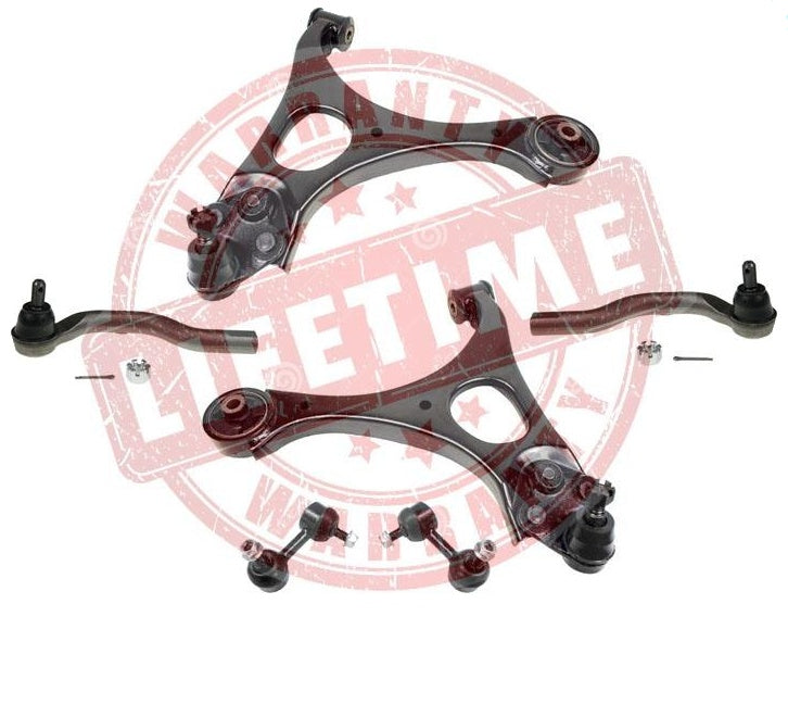 Se adapta a Honda Civic 2006-2011, 1,8 L, brazos de control inferiores, bujes, rótulas, varillas de amarre