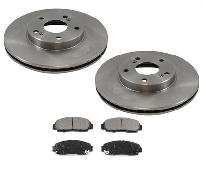 Set Of Front Brake Pads & Rotors Fits 2006-07 Acura CSX ( Except Type S)