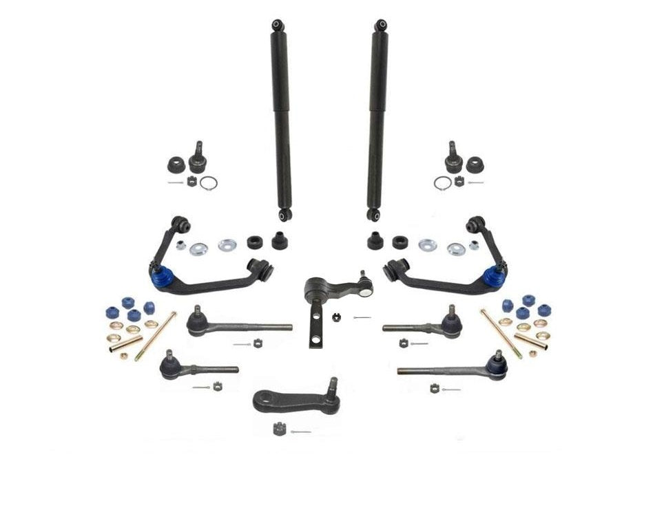 Front Suspension 14 Pcs Control Arms Fits 97-03 Ford F150 F250 Rear Wheel Drive