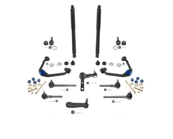 Front Suspension 14 Pcs Control Arms Fits 97-03 Ford F150 F250 Rear Wheel Drive