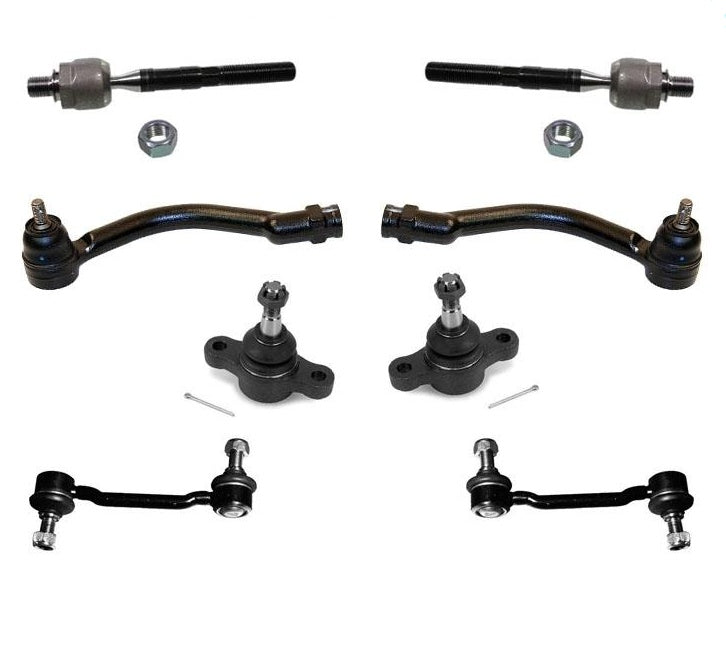 Fits KIA 2007-2009 Amanti Ball Joints Tie Rods Sway Bar 8Pc Kt