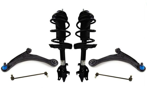 Front Coil Spring Struts Sway Bar Control Arms Ball For Honda Ridgeline 06-14