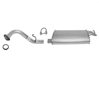 Para Toyota Corolla 2003-2005, tubo de eje de 1,8 L y silenciador de escape trasero.