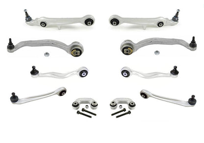 03-05 VW Passat 02-04 A6 Kit de 10 brazos de control delanteros superiores e inferiores