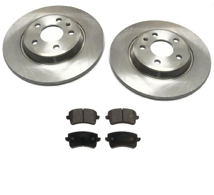 Fits 09-14 A4 1.8L 2.0L Rear Brake Disc 300MM Rotors Ceramic Pads CALL CK INFO