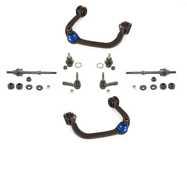 For 06-08 F150 2WD Upp Control Arms Low Ball Joint & Tie Rods Sway Bar 80337