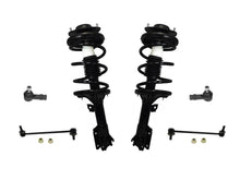 Front Completed Spring Struts Bar Links and Tie Rods Fits For Santa Fe 01-06 6Pc