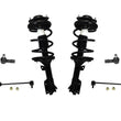 Front Completed Spring Struts Bar Links and Tie Rods Fits For Santa Fe 01-06 6Pc