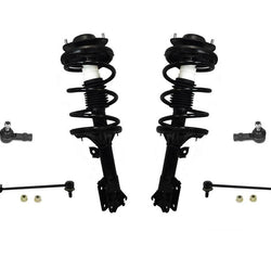 Enlaces de barra de puntales de resorte delanteros completos y varillas de amarre para Santa Fe 01-06 6 piezas