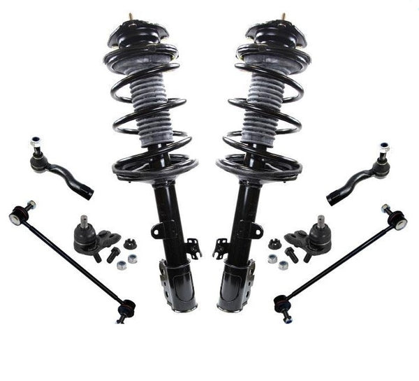 Se adapta a Rav4 Rav 4 AWD 01-05 (2) amortiguadores delanteros completos 1331604L 1331604R 8 piezas