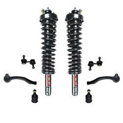 96-00 Civic (2) Soporte de resorte delantero, varillas de amarre de montaje superior, rótulas, barra estabilizadora, 8 piezas