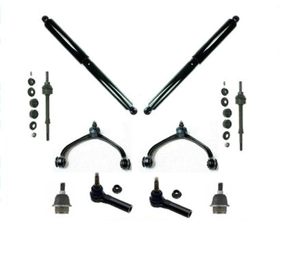 Upper Control Arm Ball Joint Tie Rod Links Shocks for 05-09 Dakota Raider 4WD