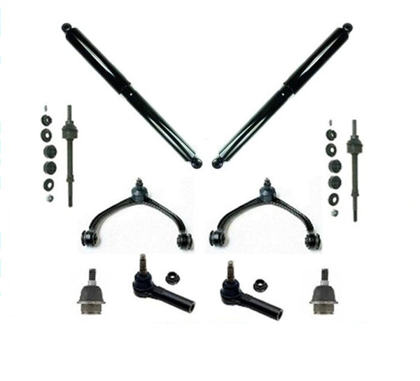 Rear Shocks Control Arm Ball Joint Tie Rod Links 05-09 Dakota Raider 4WD