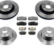 Fits 12-16 Camry 13-15 Avalon Frt & Rear Brake Rotors & CERAMIC Pads