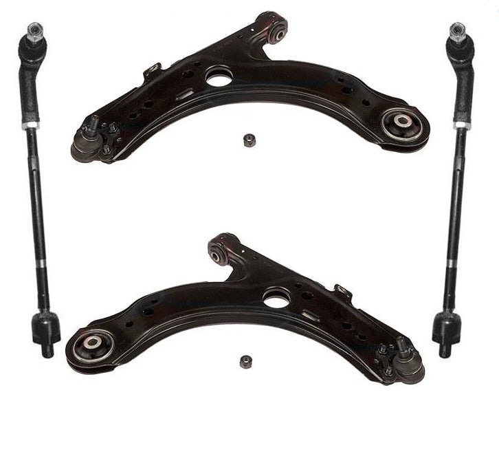 Front Ball Joints Control Arms Tie Rods Kit For Volkswagen Beetle 1998-2009