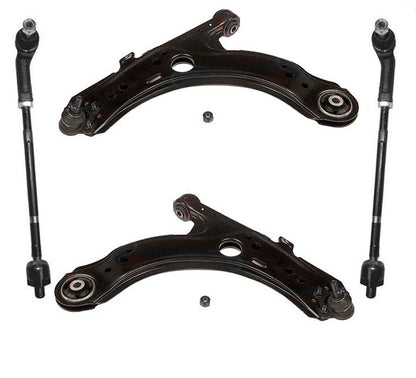 Front Ball Joints Control Arms Tie Rods Kit For Volkswagen Beetle 1998-2009