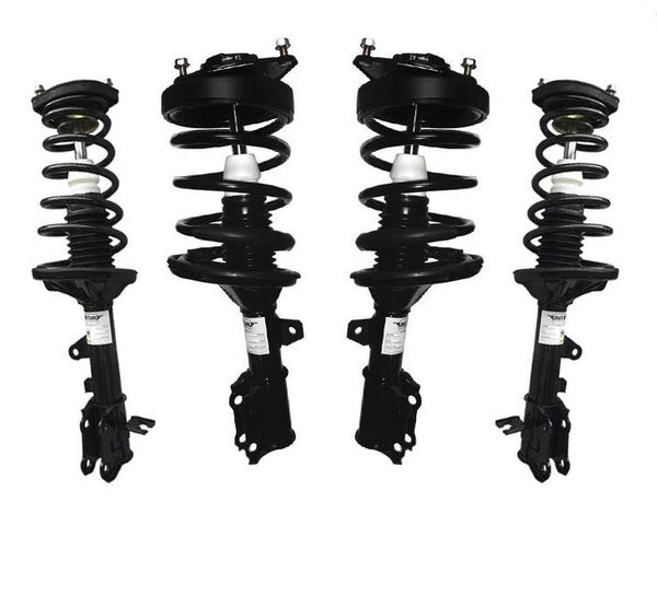 Puntal de resorte helicoidal rápido Ft &amp; Rr para Tiburon Base 03-08 / No GT Limited No Sport